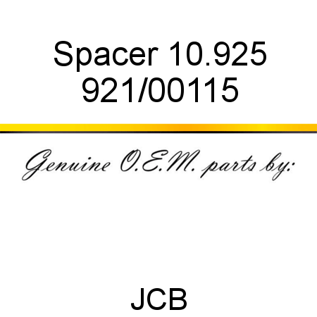 Spacer, 10.925 921/00115