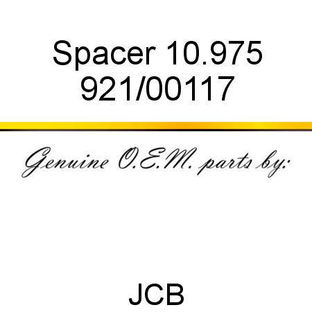 Spacer, 10.975 921/00117