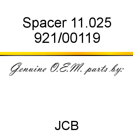 Spacer, 11.025 921/00119