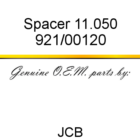 Spacer, 11.050 921/00120