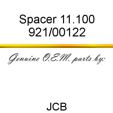 Spacer, 11.100 921/00122