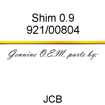 Shim, 0.9 921/00804