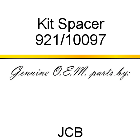 Kit, Spacer 921/10097