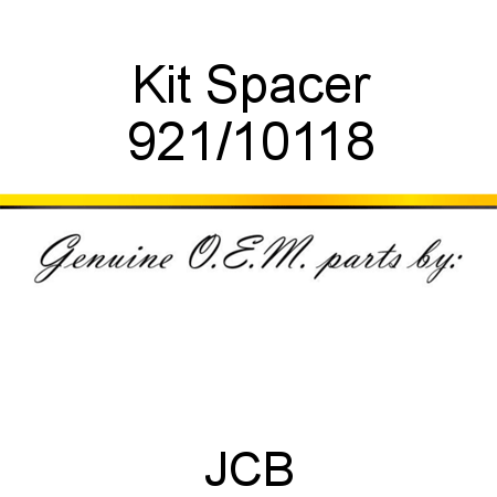 Kit, Spacer 921/10118