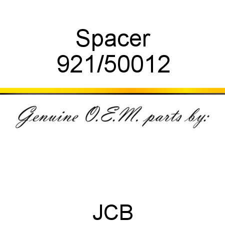 Spacer 921/50012