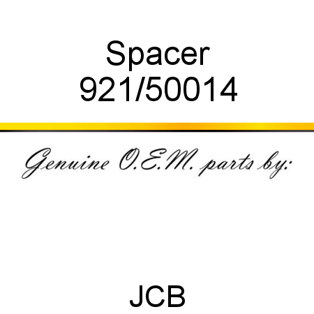 Spacer 921/50014