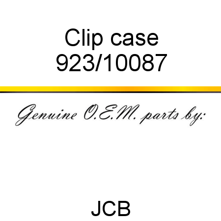 Clip, case 923/10087