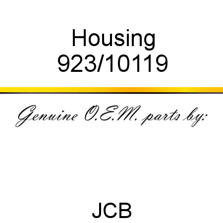 Housing 923/10119