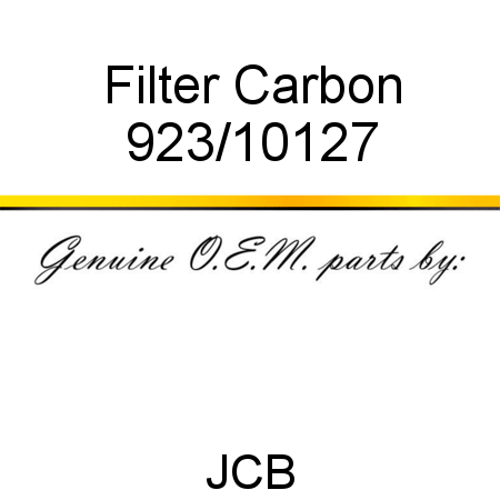Filter, Carbon 923/10127