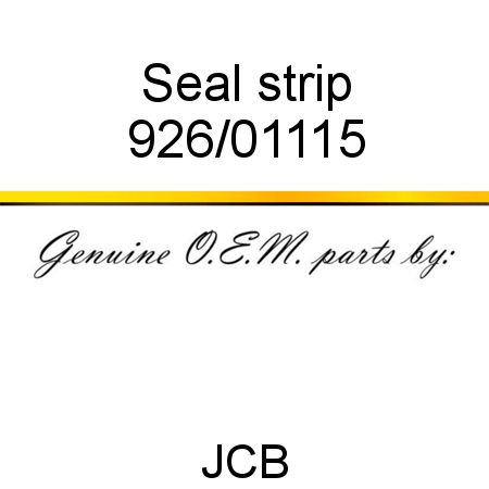 Seal, strip 926/01115