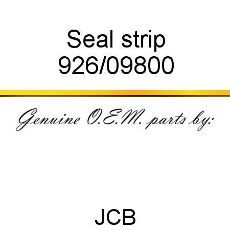Seal, strip 926/09800
