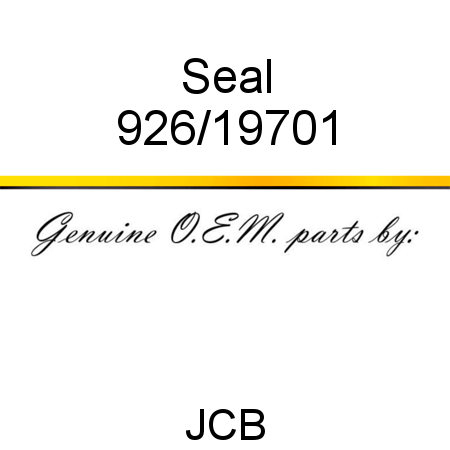 Seal 926/19701