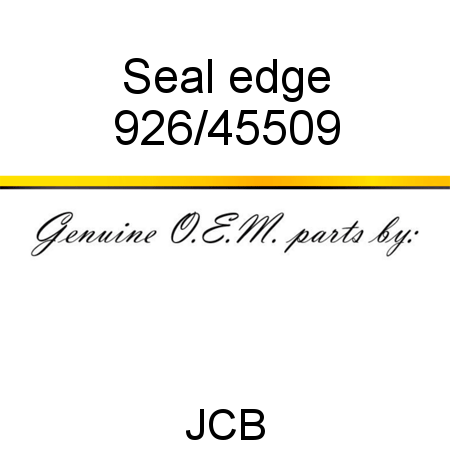 Seal, edge 926/45509