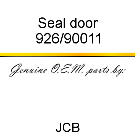 Seal, door 926/90011