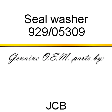 Seal, washer 929/05309