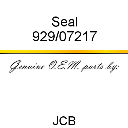 Seal 929/07217