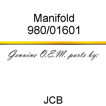 Manifold 980/01601