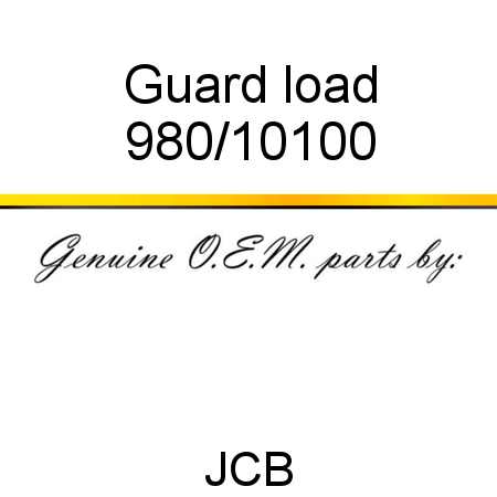 Guard, load 980/10100