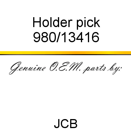 Holder, pick 980/13416