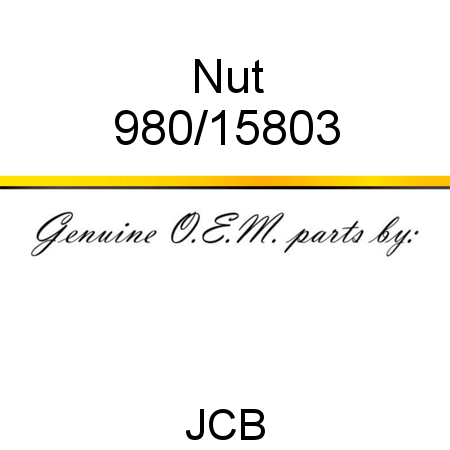 Nut 980/15803