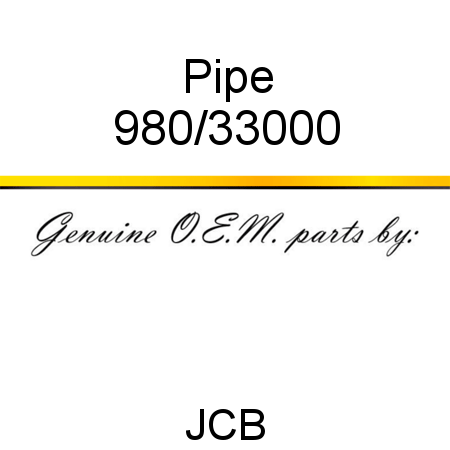 Pipe 980/33000