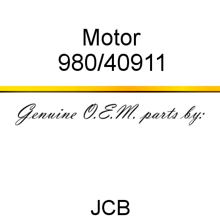 Motor 980/40911