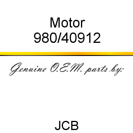 Motor 980/40912