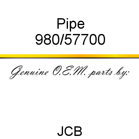 Pipe 980/57700