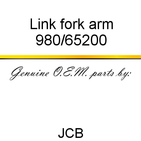 Link, fork arm 980/65200