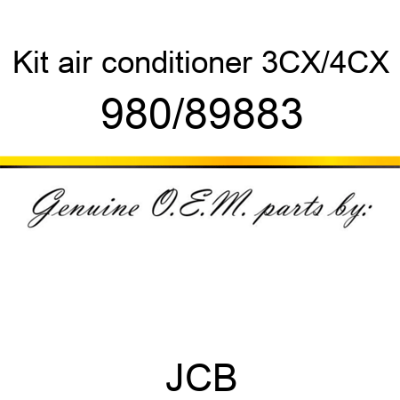 Kit, air conditioner, 3CX/4CX 980/89883