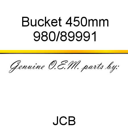 Bucket, 450mm 980/89991