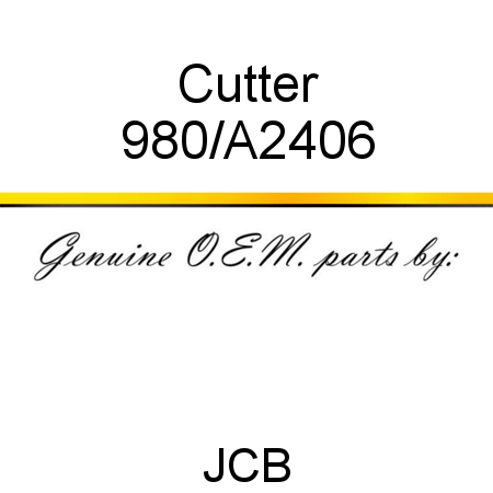 Cutter 980/A2406