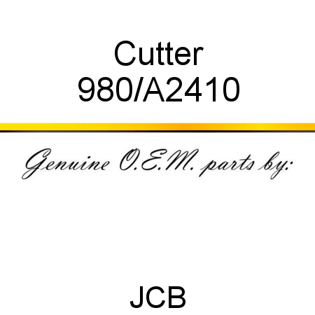 Cutter 980/A2410