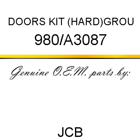 DOORS KIT (HARD)GROU 980/A3087