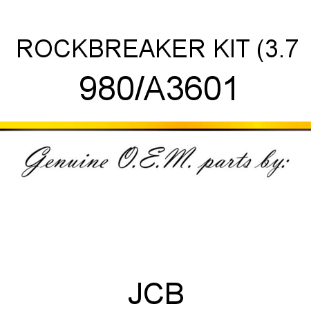 ROCKBREAKER KIT (3.7 980/A3601
