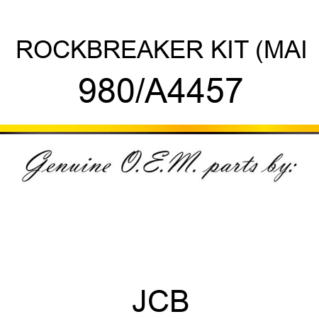 ROCKBREAKER KIT (MAI 980/A4457