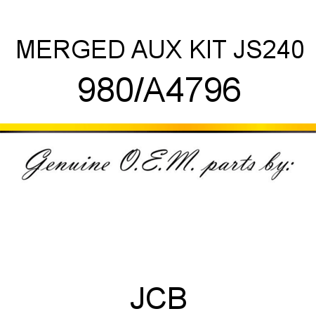 MERGED AUX KIT JS240 980/A4796