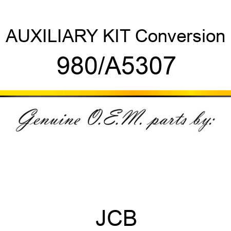 AUXILIARY KIT Conversion 980/A5307
