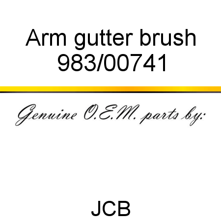 Arm, gutter brush 983/00741