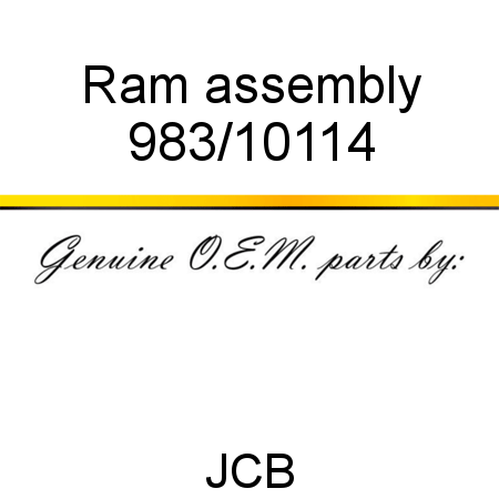 Ram, assembly 983/10114