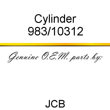 Cylinder 983/10312