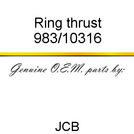 Ring, thrust 983/10316