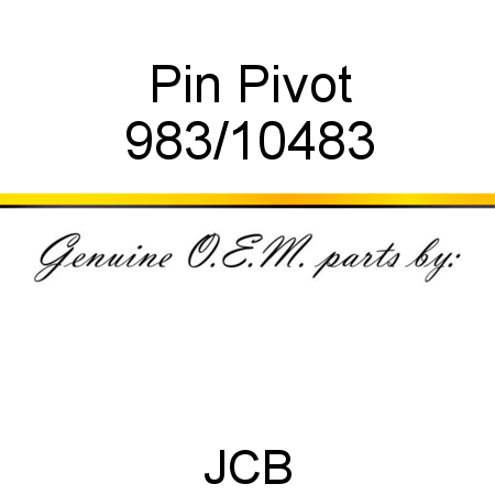 Pin Pivot 983/10483