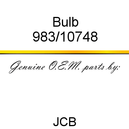 Bulb 983/10748