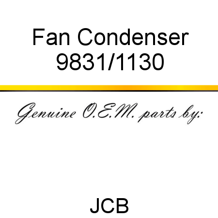 Fan, Condenser 9831/1130
