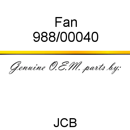 Fan 988/00040