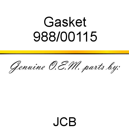 Gasket 988/00115