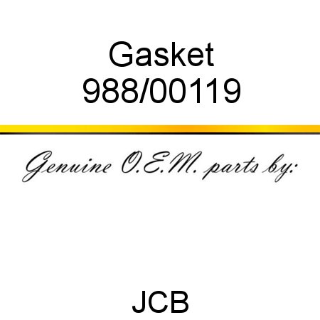 Gasket 988/00119