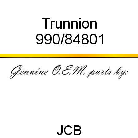 Trunnion 990/84801
