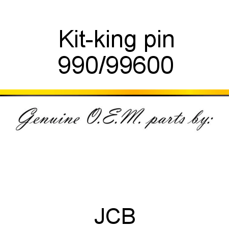 Kit-king pin 990/99600